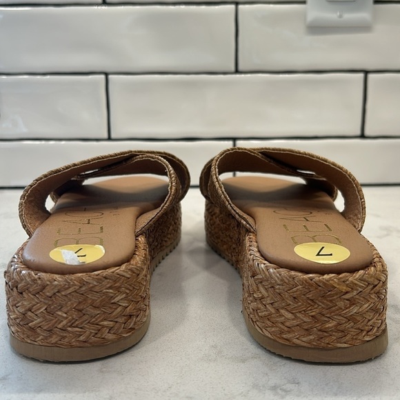 Beach By Matisse Hali Platform Sandal Boho Raffia Woven Women’s Size 7 - Picture 6 of 16